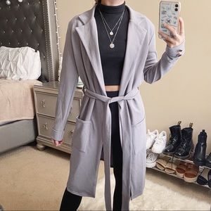 Gray Duster Coat